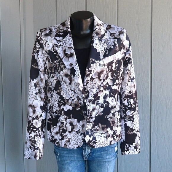 Spiegel Floral Print Blazer - Picture 1 of 10
